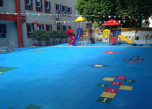 懸浮地板幼兒園場地